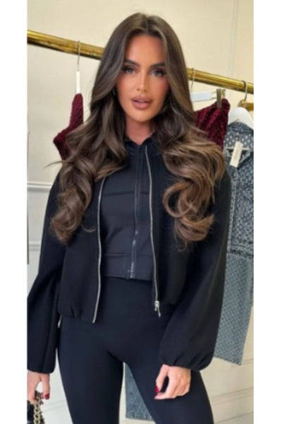 Cropped Bomber jacket