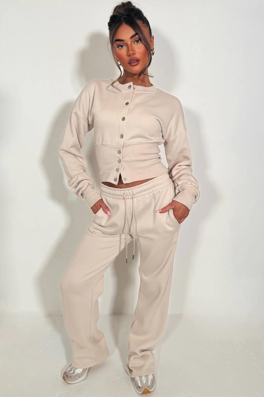 Button-Up Lounge Tracksuit