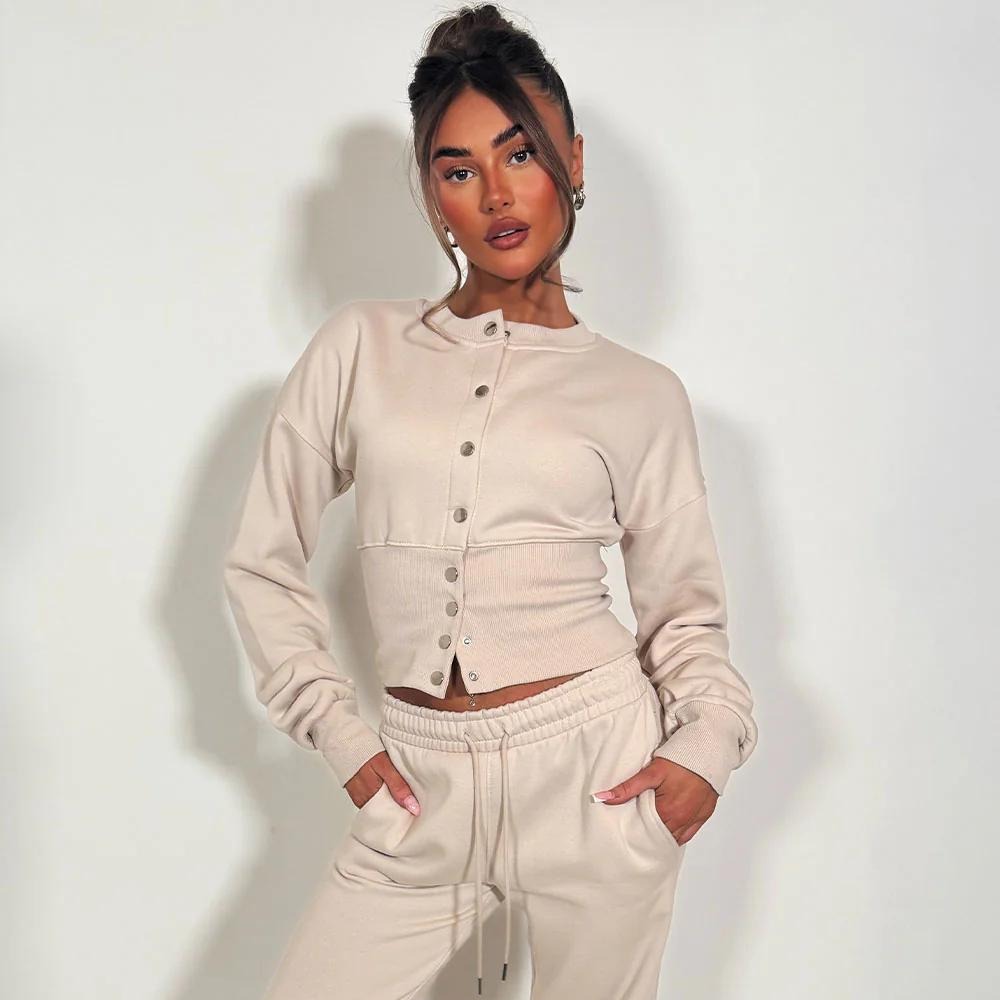 Button-Up Lounge Tracksuit