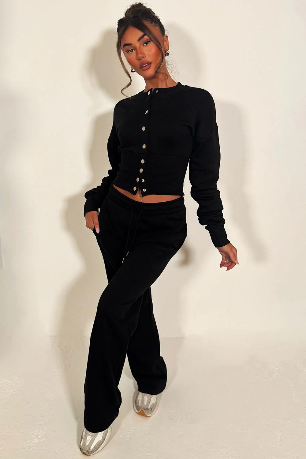 Button-Up Lounge Tracksuit