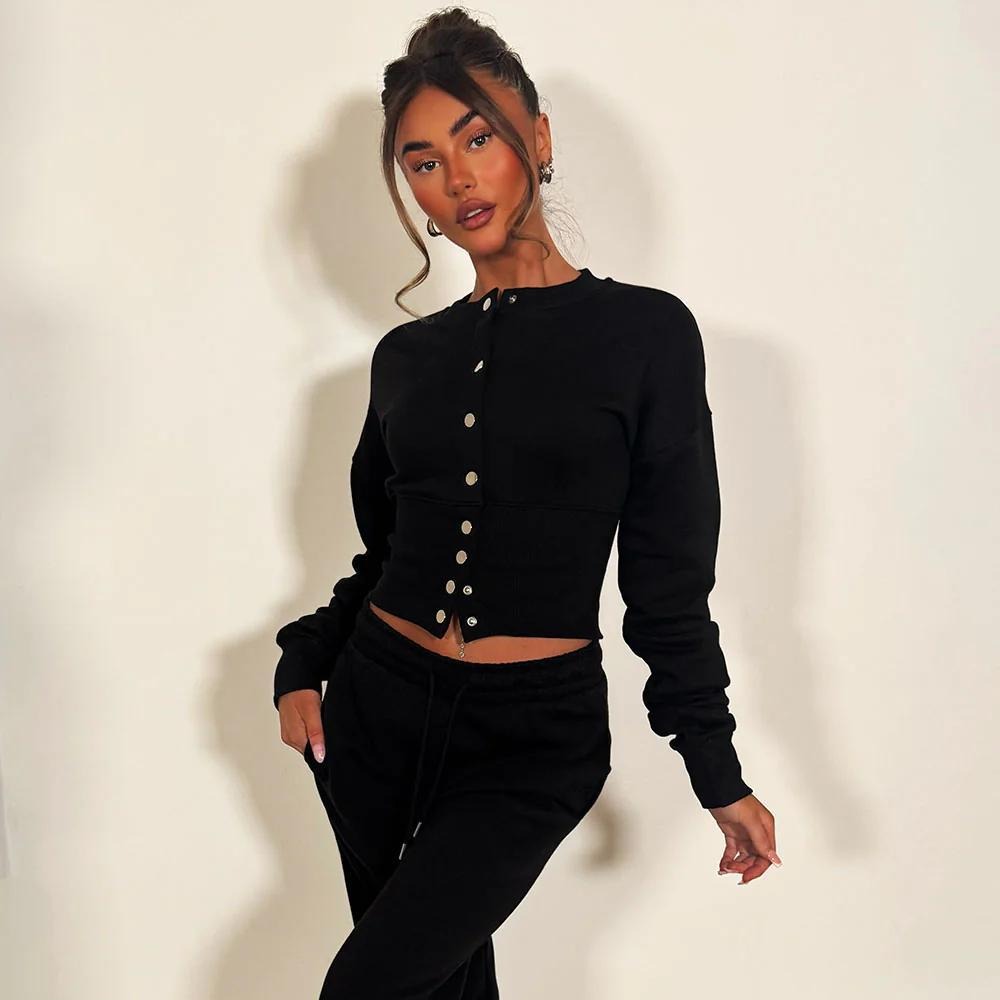 Button-Up Lounge Tracksuit