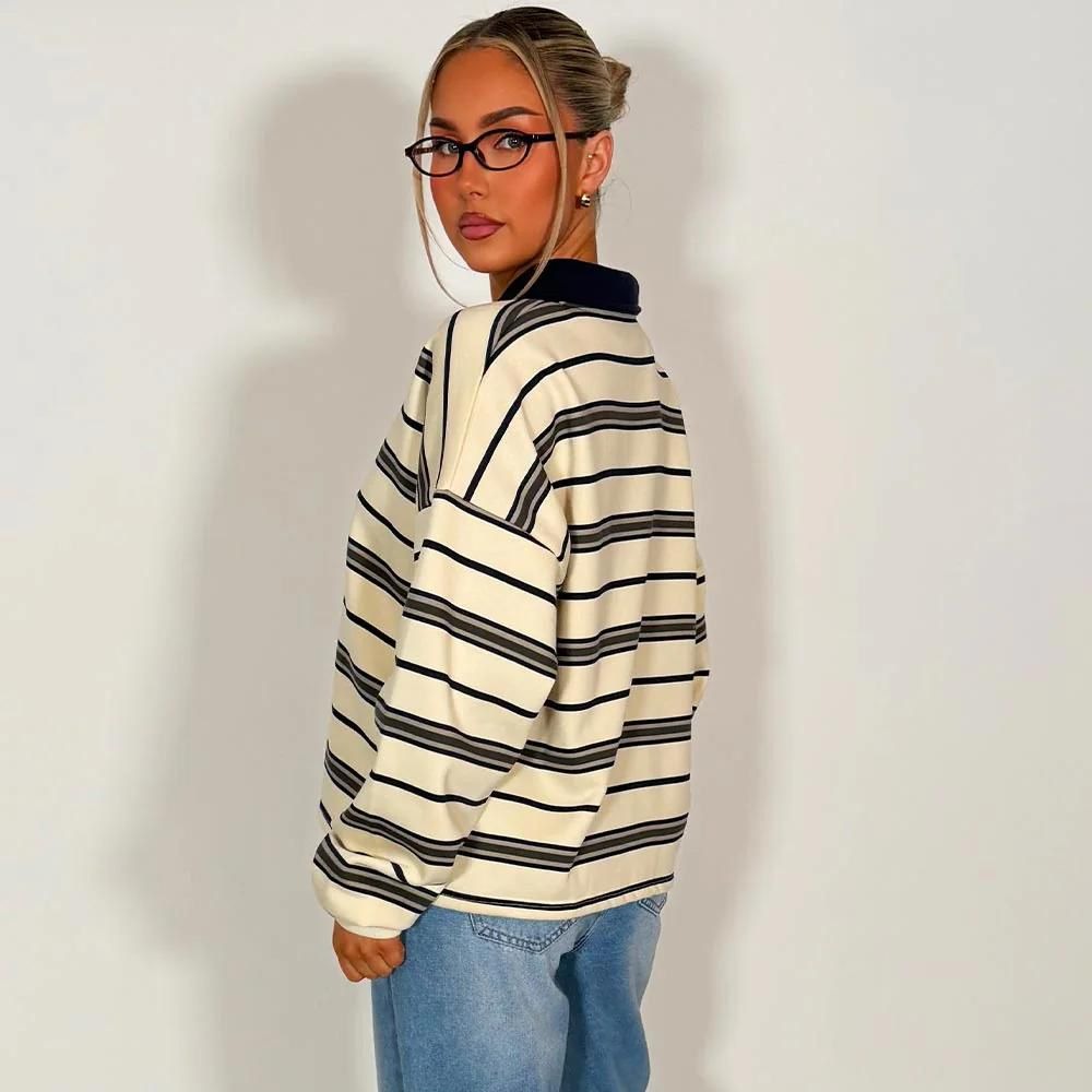 Copenhagen Striped Rugby Sweatshirt