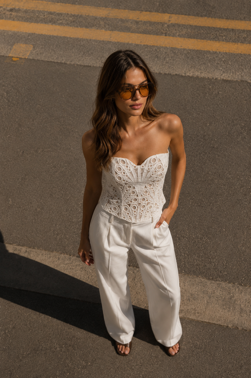 Lace Bustier Corset Top