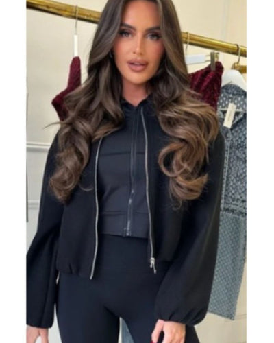 Cropped Bomber jacket