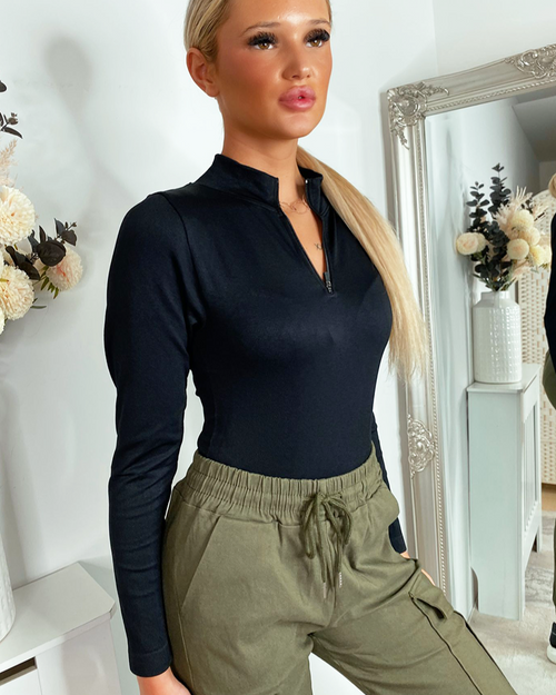 Front Zip Bodysuit