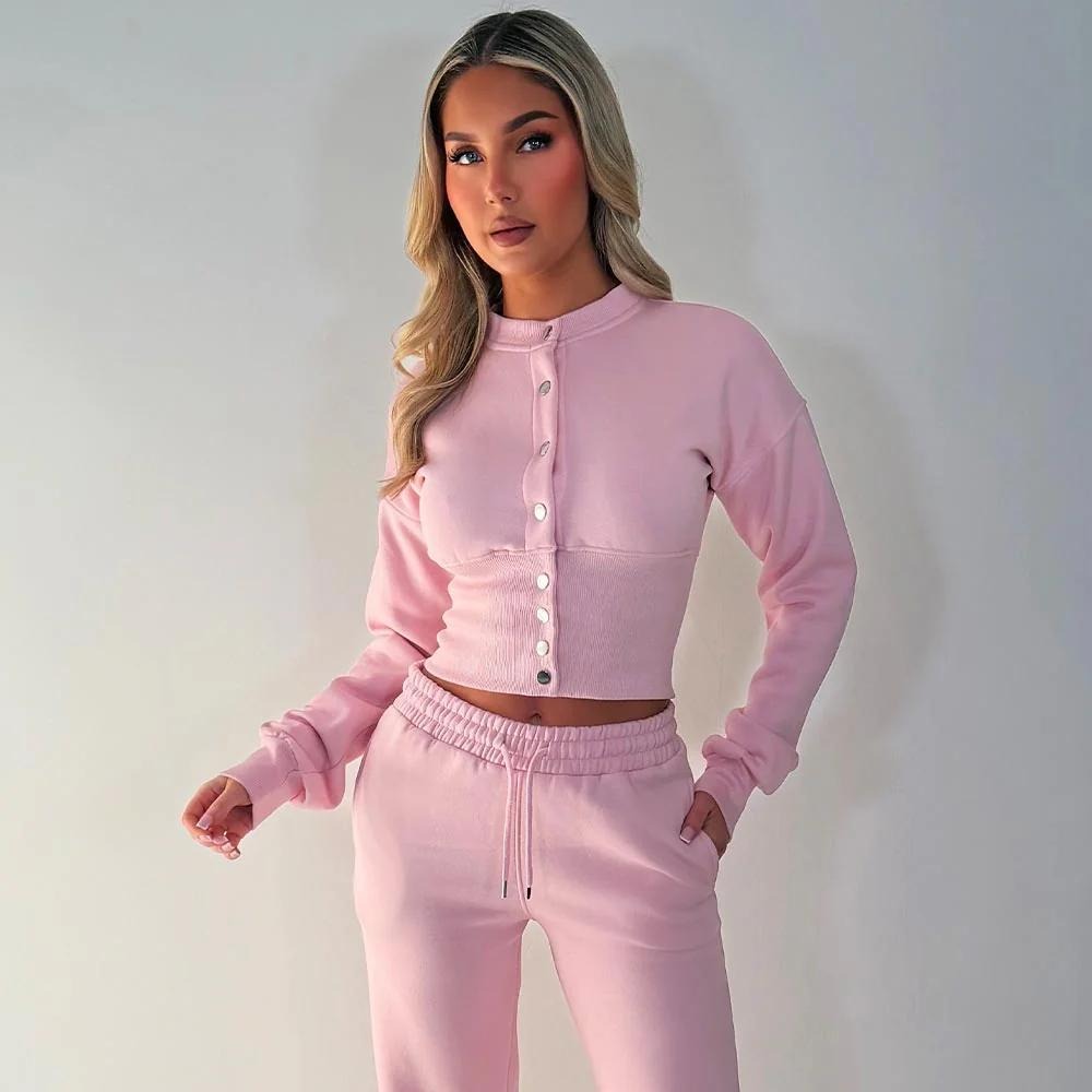 Button-Up Lounge Tracksuit