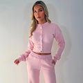 Button-Up Lounge Tracksuit