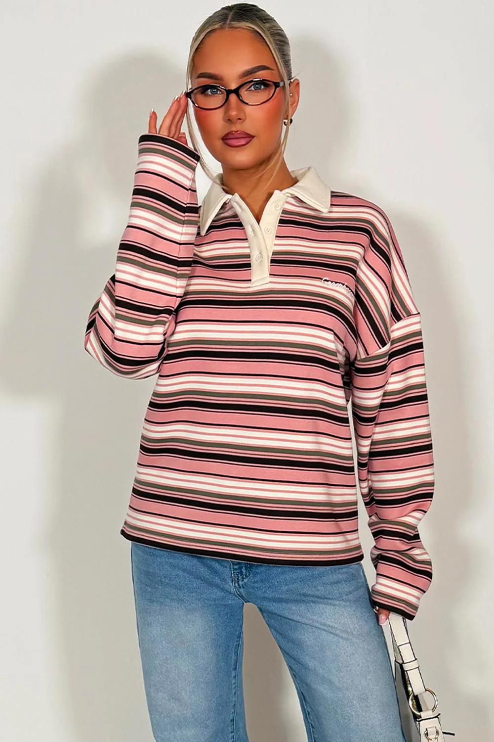 Copenhagen Striped Rugby Sweatshirt