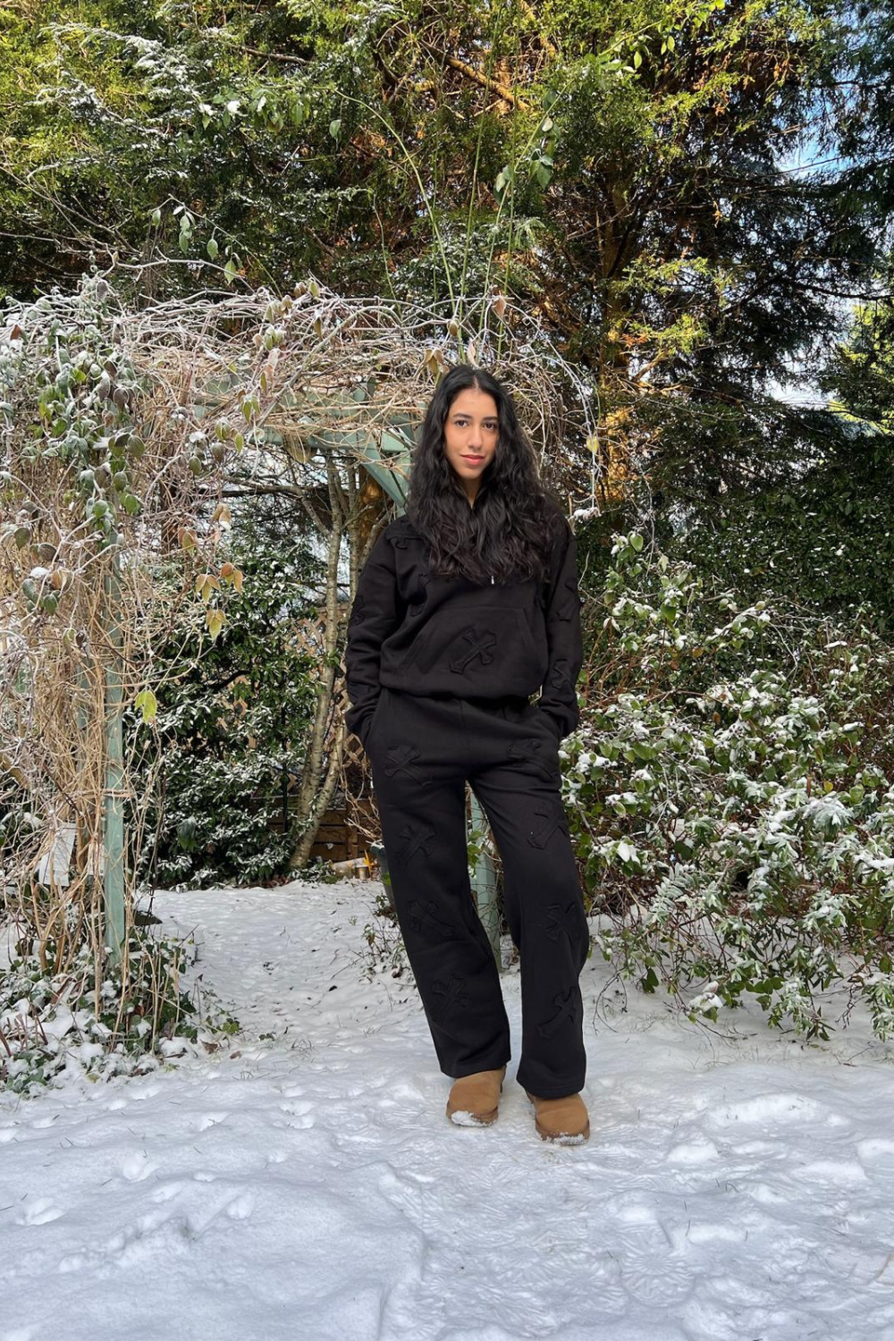 Cross Appliqué Tracksuit