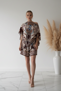 Baroque Co-ord on Model in Studio