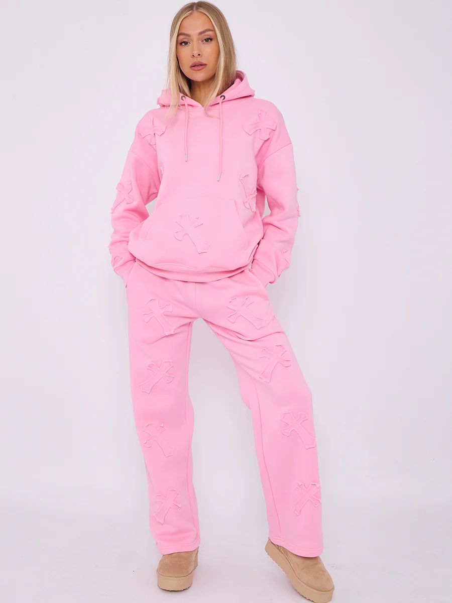 Cross Appliqué Tracksuit