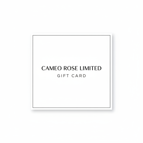 Cameo Rose Limited White Gift Card
