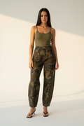 Camo Balloon Jeans - Front