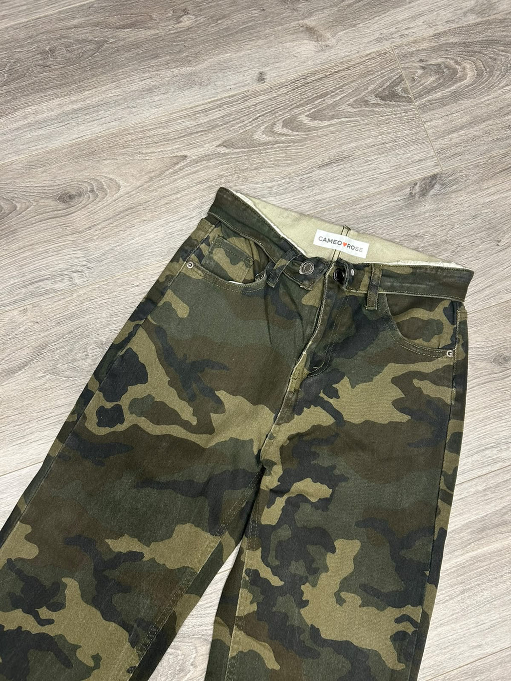 Camo Print Balloon Jeans