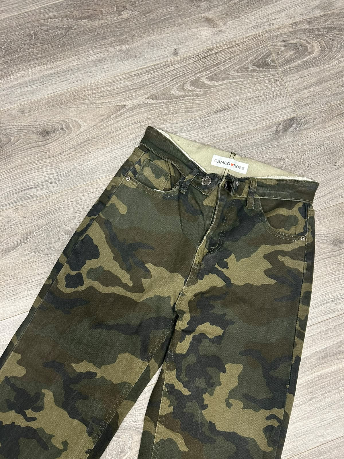Camo Print Balloon Jeans