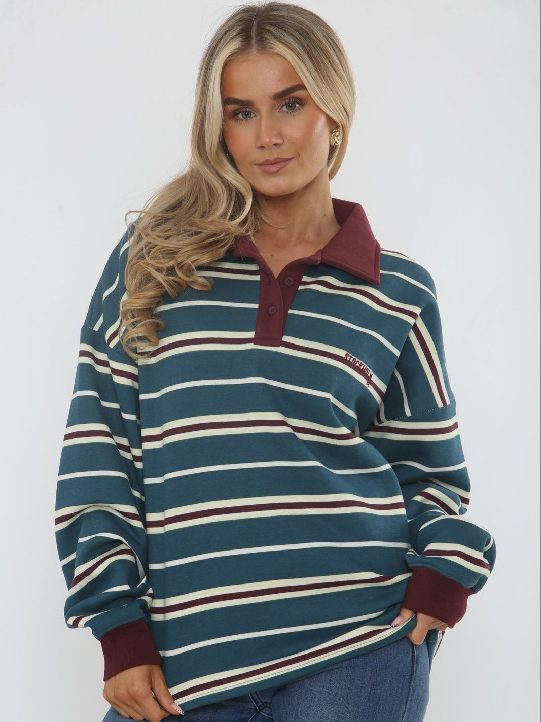 Copenhagen Striped Rugby Sweatshirt