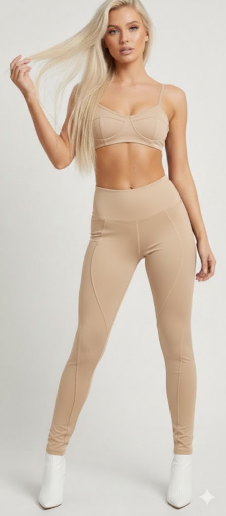 Sculpt Contour Sports Bra & High-Waist Legging Set