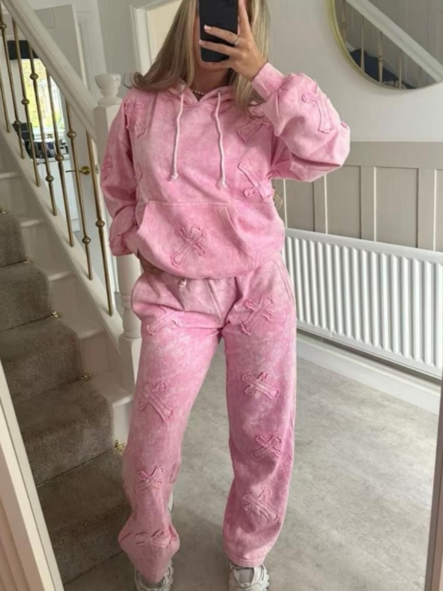 Cross Appliqué Tracksuit