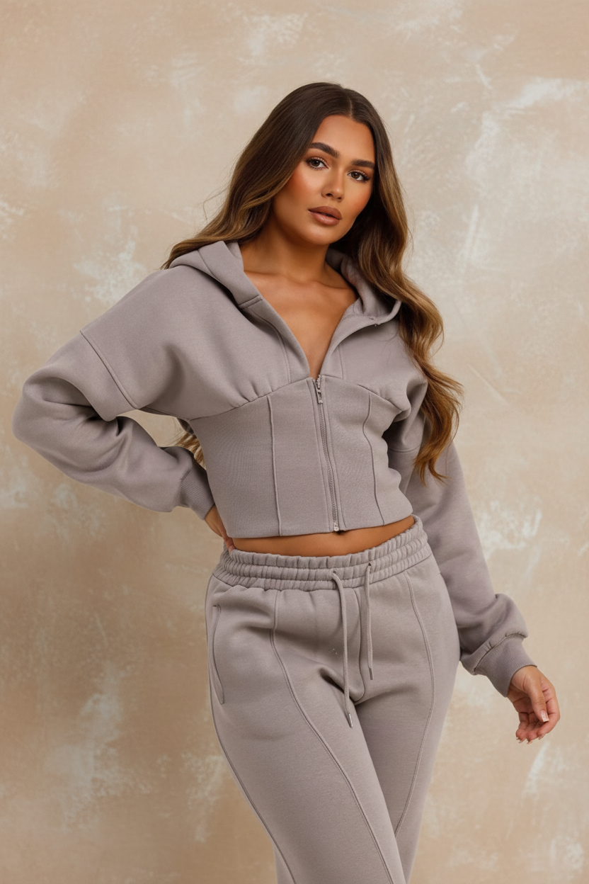 Taupe Tracksuit — New Background